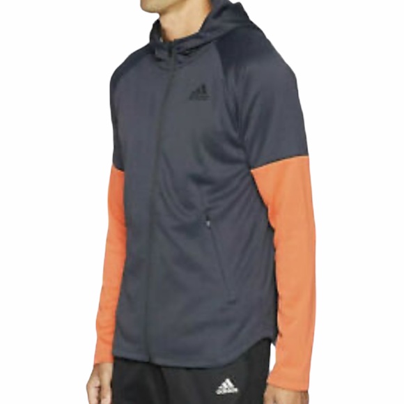 NWT Adidas Full Zip Fleece TI LITE Team Issue Lightweight Hoodie Jacket Size XL - Picture 1 of 16